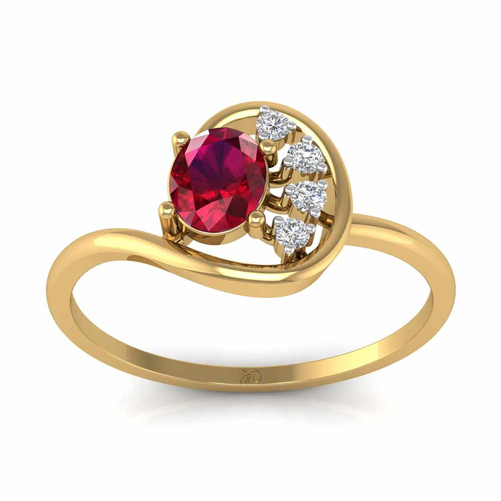 D. COLOR-STONE LADIES RING